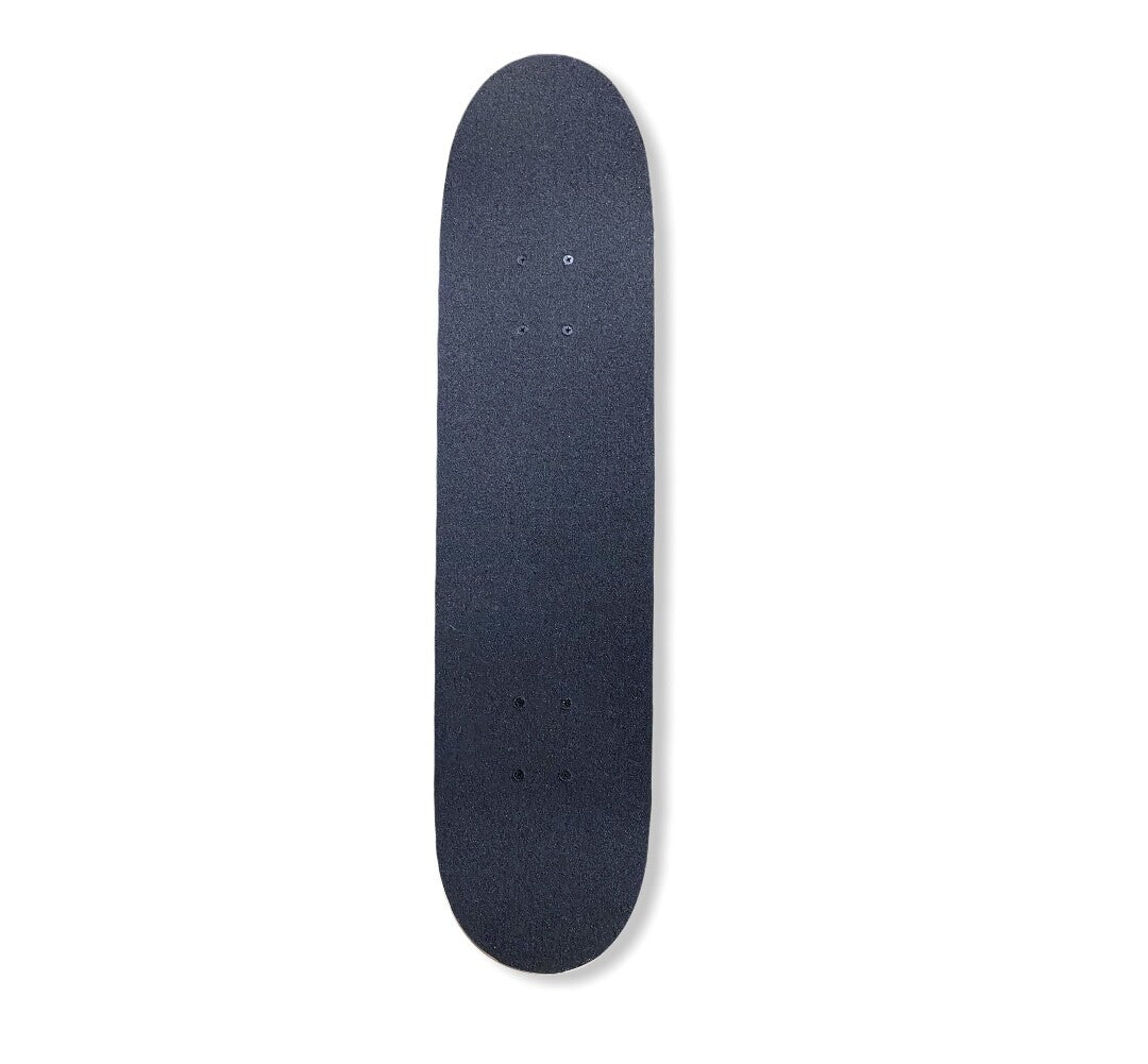 Designer Skateboard Black On White