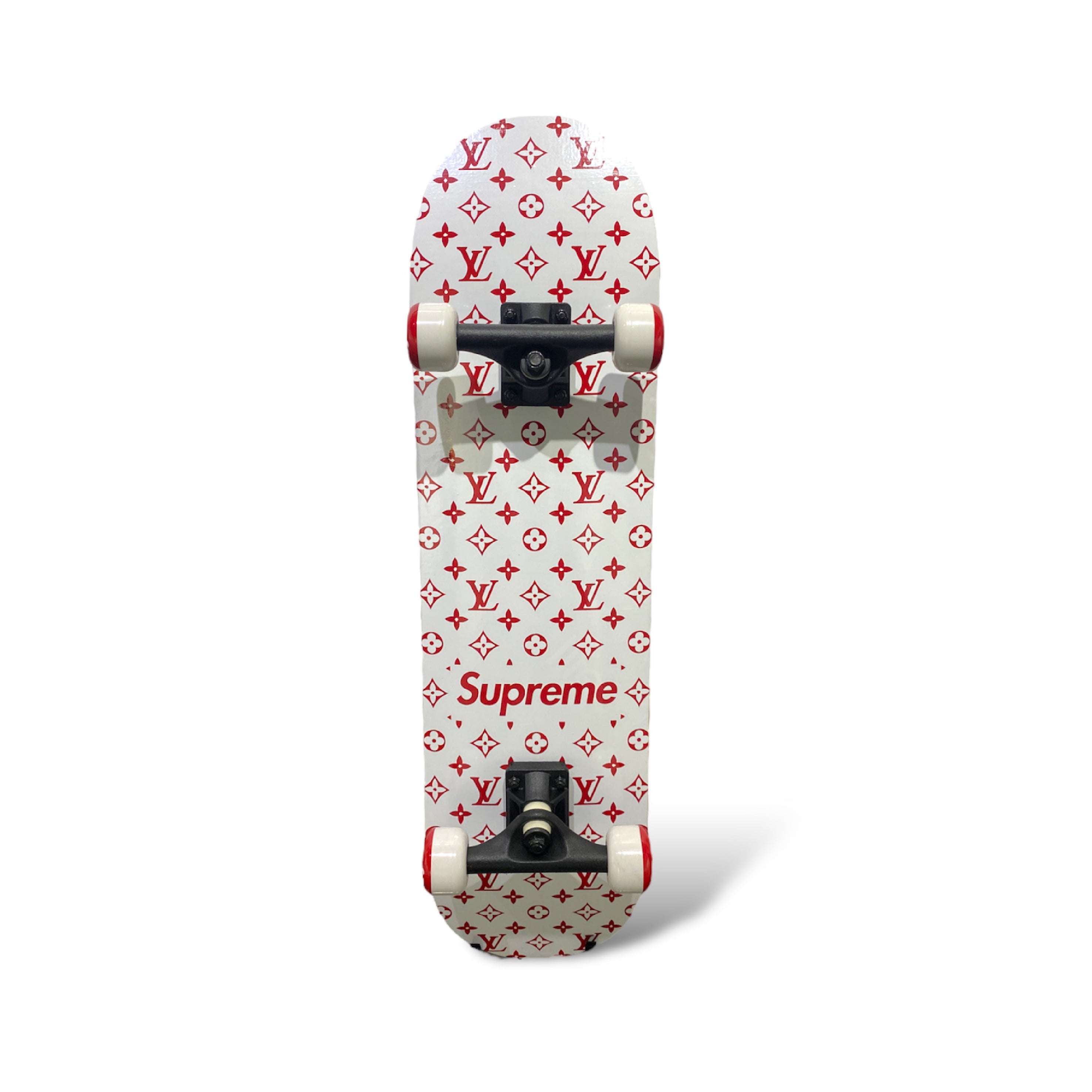 Exclusive Skateboard White Red