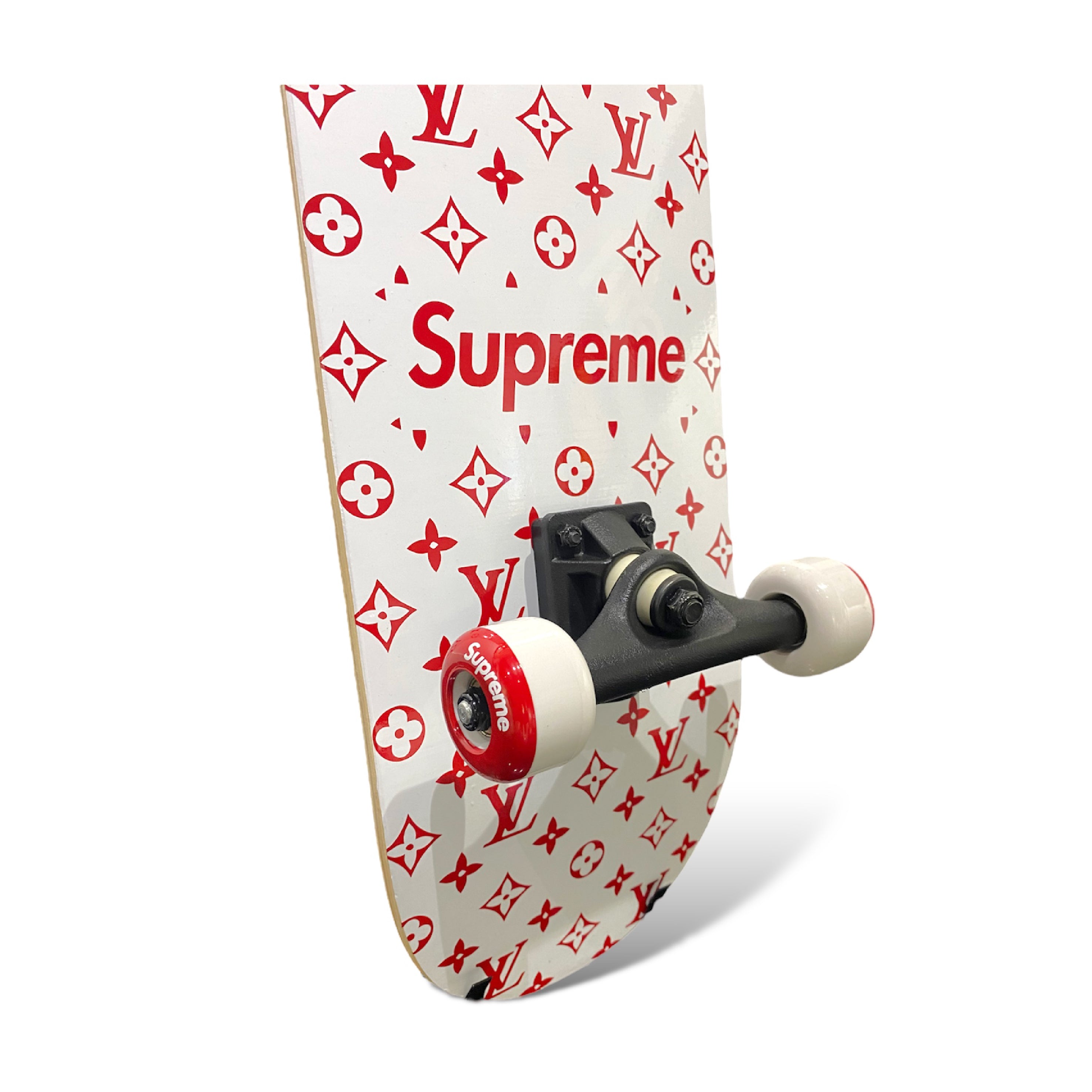 Exclusive Skateboard White Red