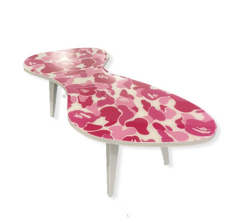 Ape Camo Salontafel Pink Art