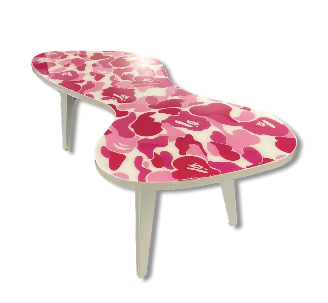 Ape Camo Salontafel Pink Art