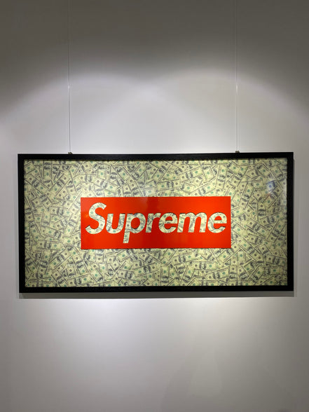 Sup x Dollar Wall Art