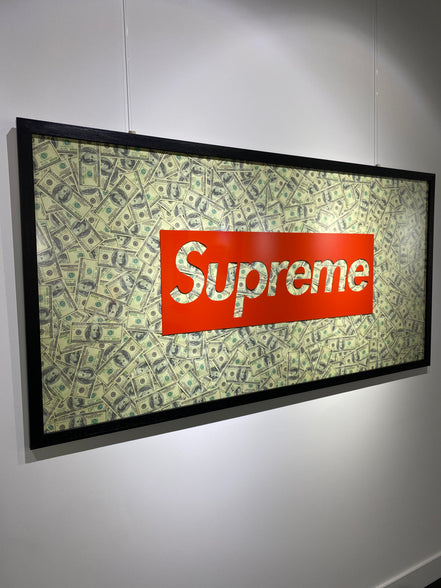 Sup x Dollar Wall Art