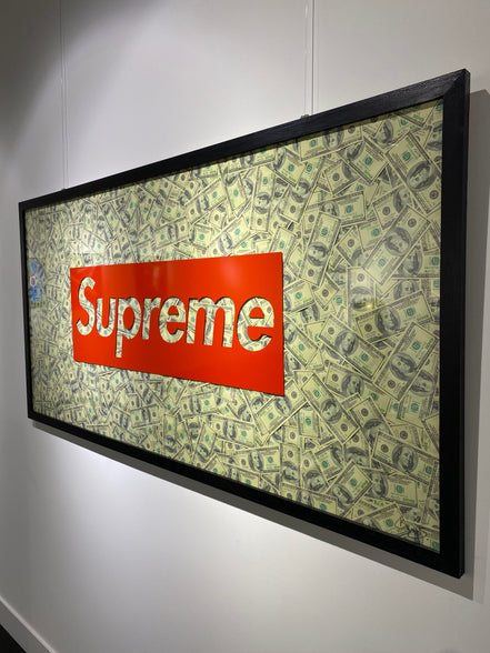 Sup x Dollar Wall Art